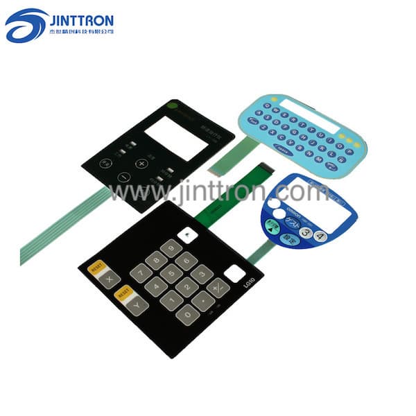 Membrane switch with polydome_non_tactile press feeling and durable life